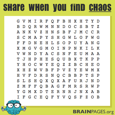 word chaos game