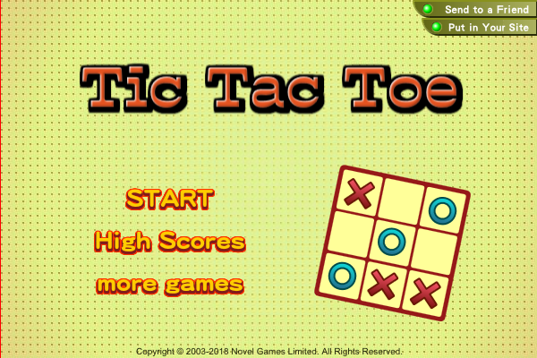 Tic Tac Toe - Brain Pages