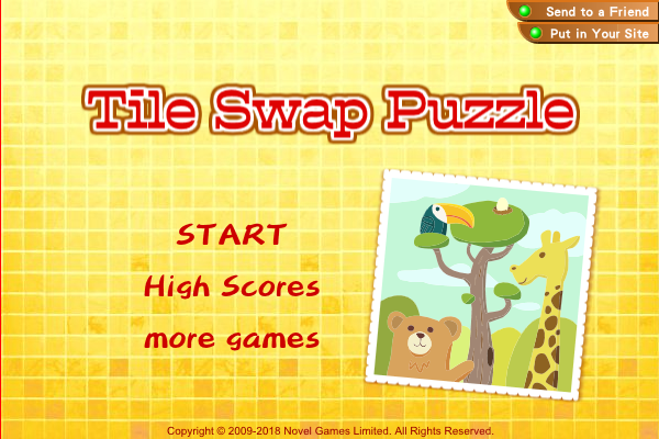 Tile Swap Puzzle - Brain Pages